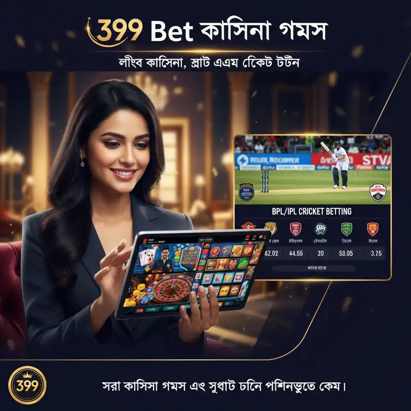 399 Bet ক্যাসিনো গেমস ব্যানার
