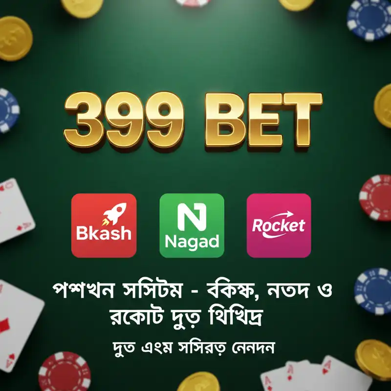 399 Bet পেমেন্ট মেথড বিকাশ নগদ রকেট